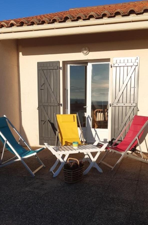 Superbe vue sur l'océan, accès direct à la plage La Tranche-sur-Mer Esterno foto